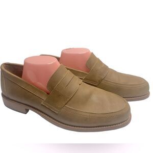 Adelante Luca Desert Tan Buttery Soft Leather Slip on Loafer Shoes Size 10